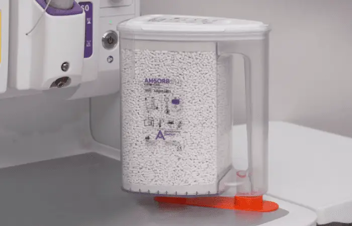 Image of Amsorb in use Image of Amsorb in use