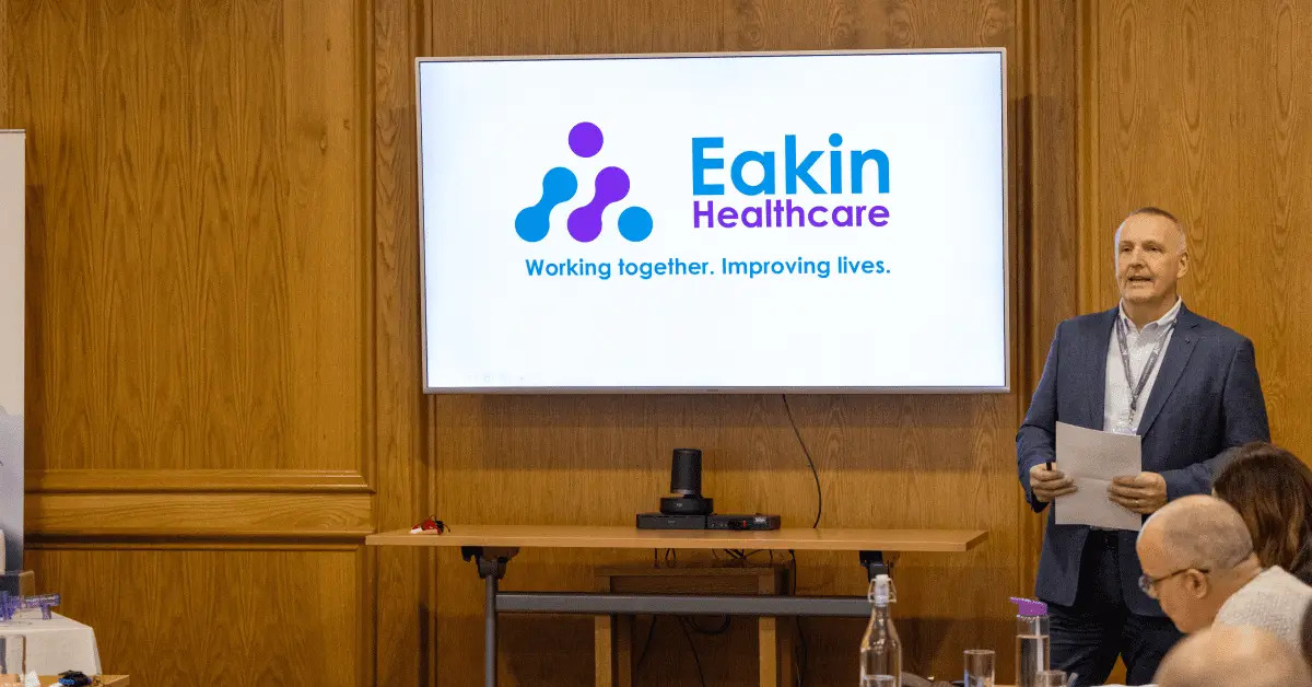 Image of a man presenting