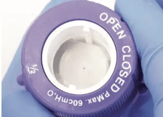 Image of the valve on a Mapleson C Circuit