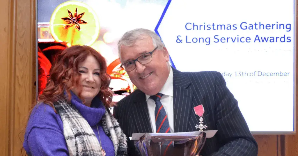 Long service award winners at Armstrong Medical