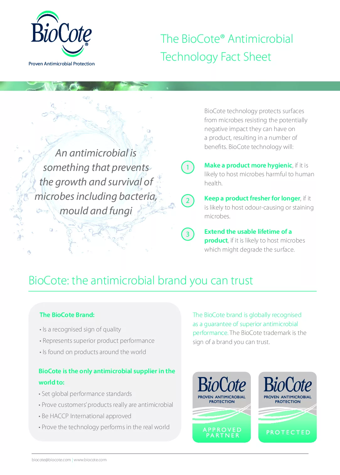 211 BioCote Fact Sheet ENGLISH pdf Eakin Healthcare