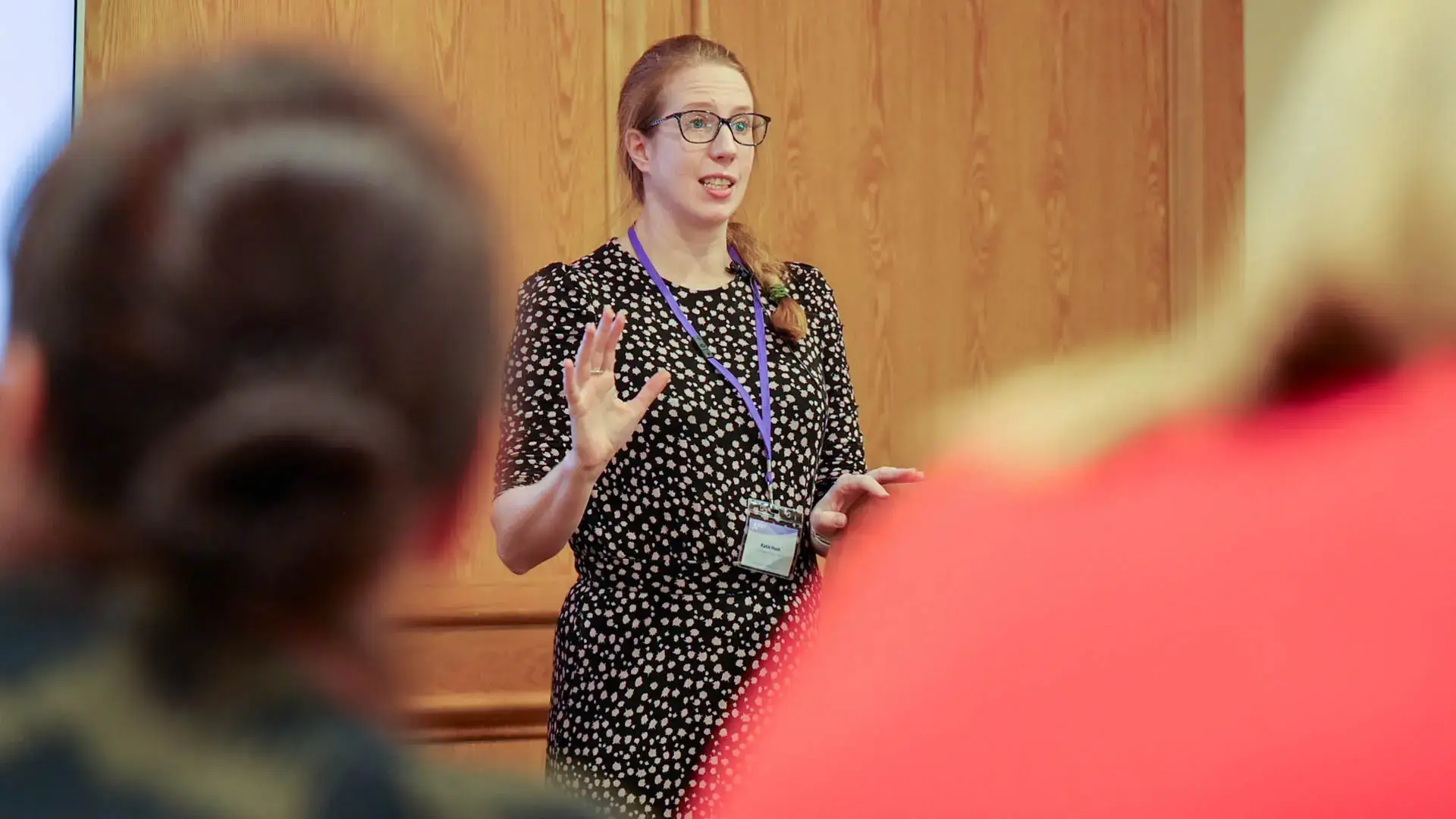 Neonatal nurse presenting