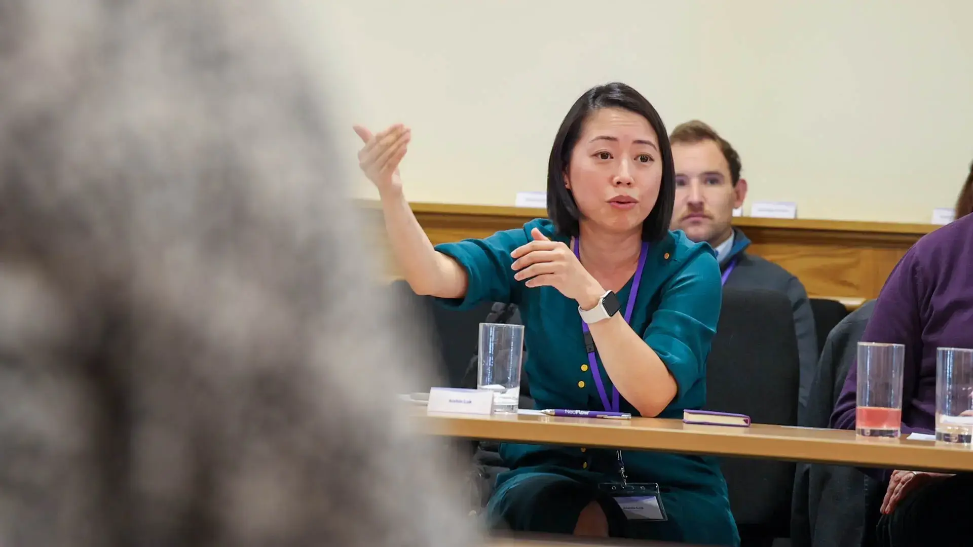 Neonatal nurse speaking