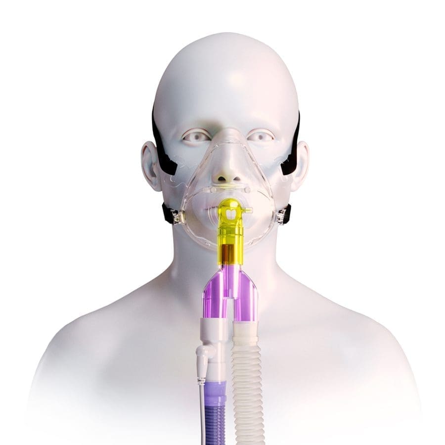 3D rendering of a man wearing a HRFM