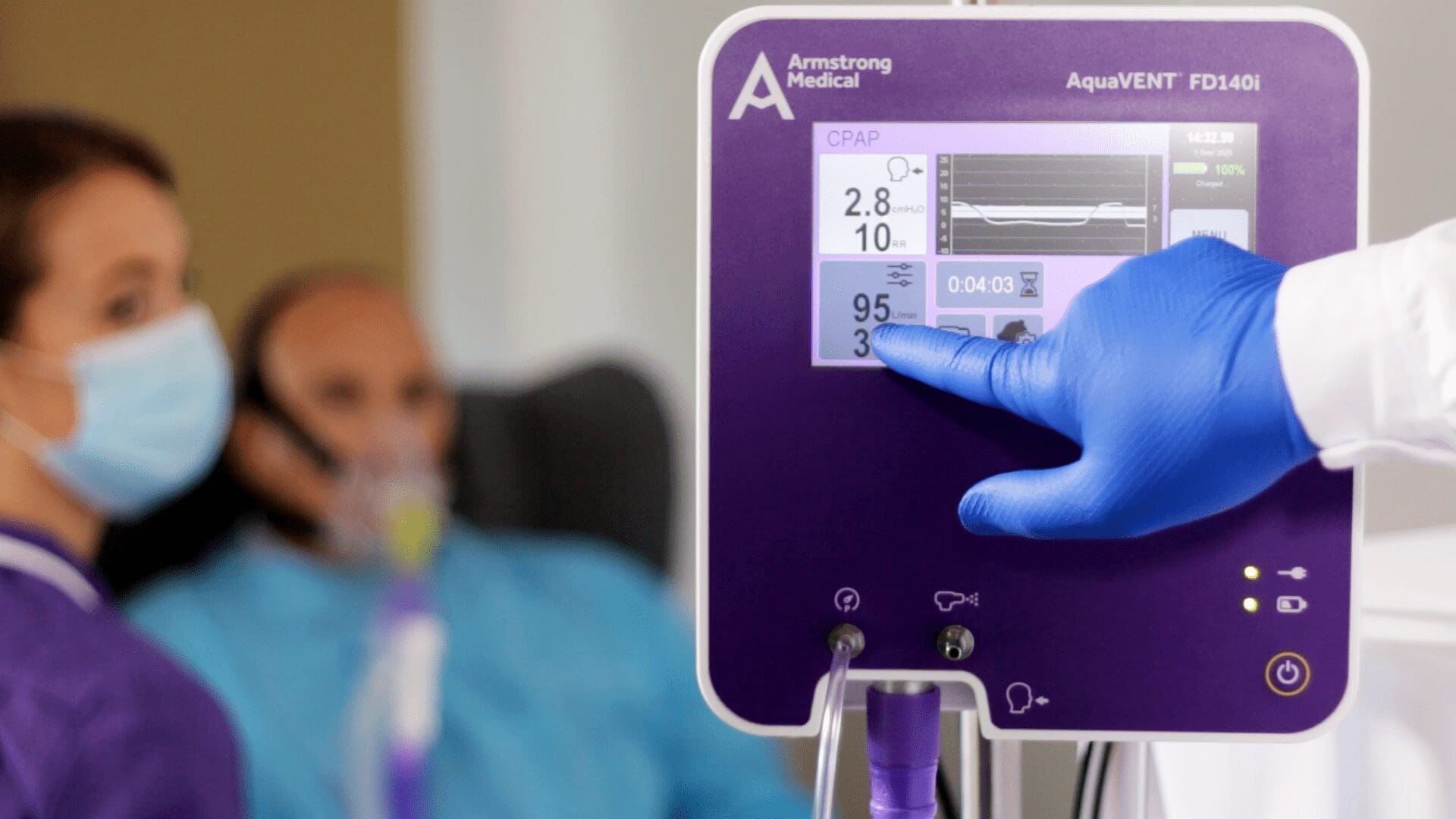 Adult CPAP – AquaVENT FD140i Mode Setup | Eakin Healthcare Training