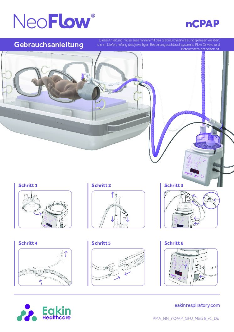 nCPAP User Guide V1 German pdf Eakin Healthcare