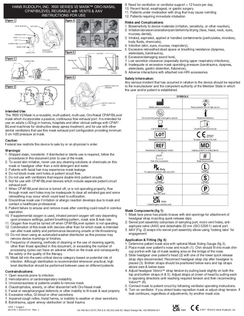 691270 J 2023 07 01 7600 IFU Blue Reusable pdf 2 Eakin Healthcare