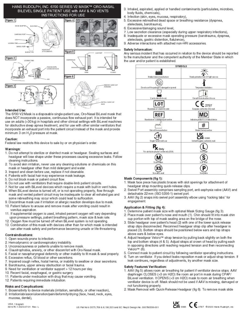 691275 L 2023 07 01 6700 IFU Yellow Single Use pdf 1 Eakin Healthcare