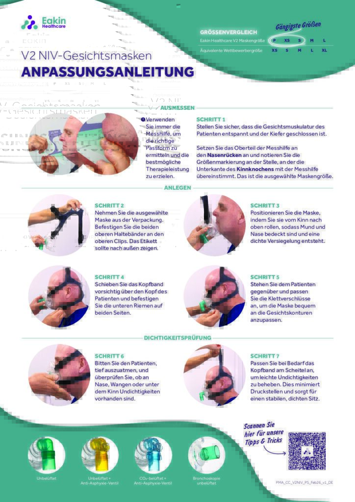 DE V2 Face Mask Fitting guide A3 poster pdf 1 Eakin Healthcare