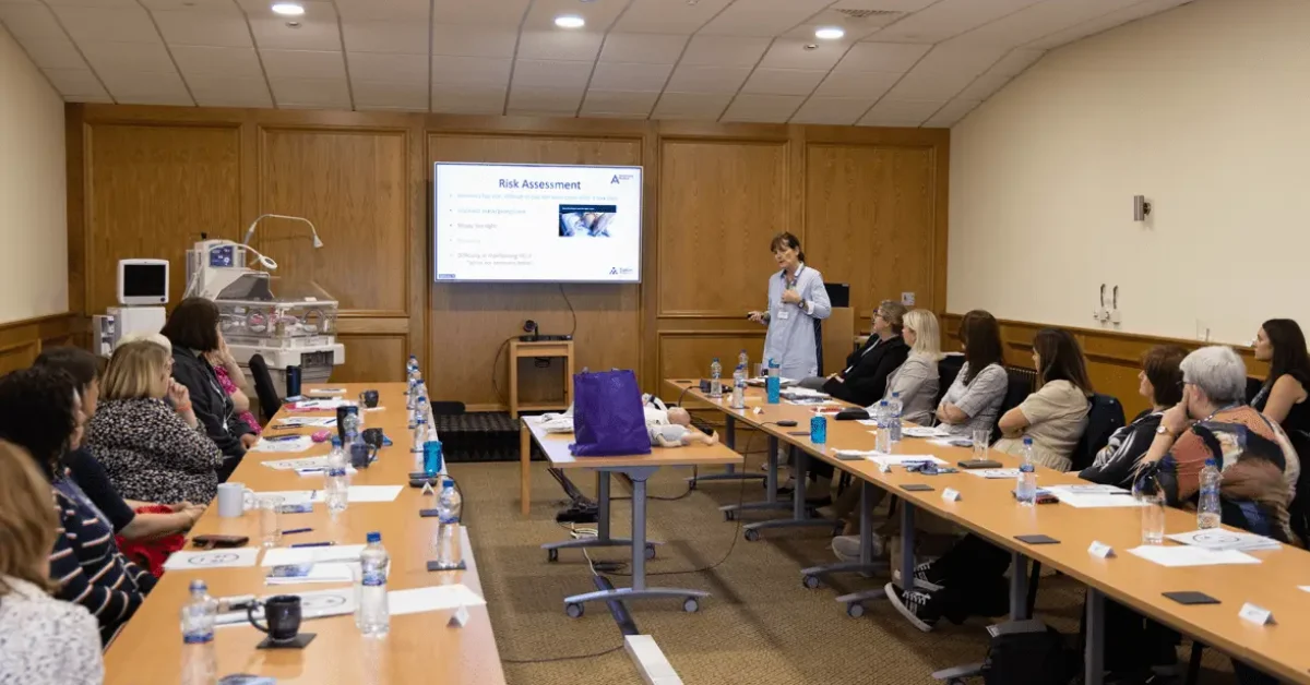 Neonatal nurse training at Armstrong Medical